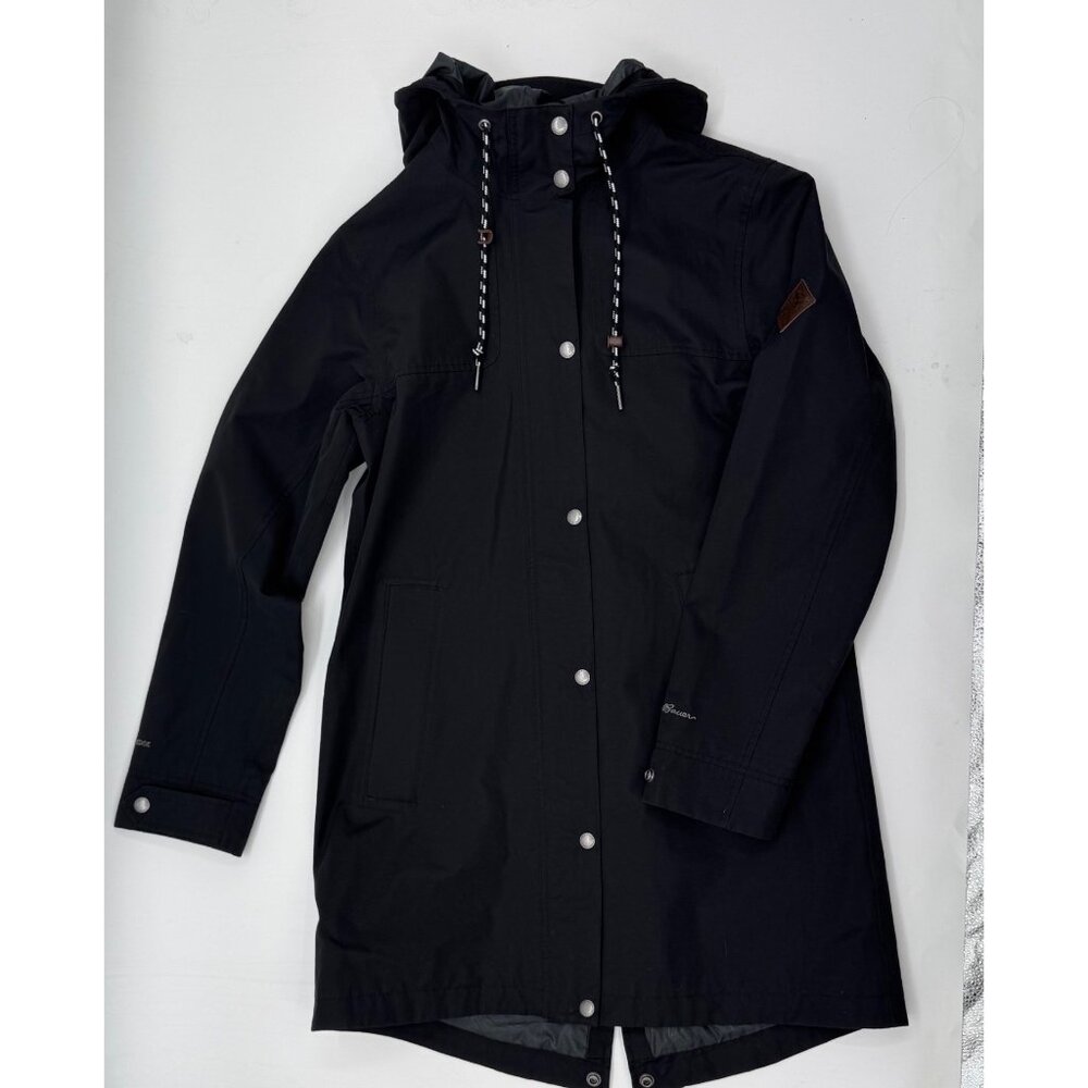 Eddie Bauer Riley Black Waterproof Hooded Parka Coat Size Small